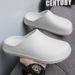 Couple's Baotou Slippers Waterproof Anti Slip Oil Proof Chef Shoes Summer New Men's And Women's Soft Sole Comfort Casual_vogvips.com