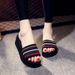 One Line Fashionable Outewea, Ope Bottom Women's Slippes, Sandals, Thick Soled Fashion, Student_vogvips.com