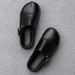 2025 Men's And Women's Leather Outer Wear Couple's Casual Thick-soled Big Bag Head Half Couple Slippers_vogvips.com