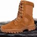 European Warm Series New Style Brown 021 Combat Boots Men Waterproof Anti-Puncture First Layer Cowhide Enthusiast Outdoor Military Training_vogvips.com