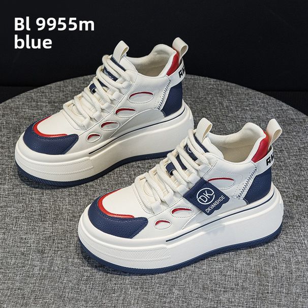 Women's Genuine Leather High-top 2026 Spring And Autumn New Breathable Warm Thick-soled Cotton Shoes Versatile Platform_vogvips.com