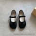 High-end Design Sense Niche Mary Jane Split-toe Women's 2025 Spring And Autumn New Korean Style Pig Trotter Red Single_vogvips.com