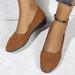 Plus Size Women's Casual Slip-On Loafers With Soft Sole Round Toe Comfortable Low Heel Flats For Everyday Wear Single Shoes For Women._vogvips.com