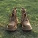 ZHR British Style Martin For Women 2024 Autumn Winter Versatile Thick-Soled Yellow Slimming Work Boots_vogvips.com