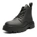 Retro Tooling Boots Thick-soled Heightening Lace-up Martin Boots_vogvips.com
