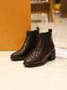 Short Boots For Women 2025--1 New Style With Fleece Thick Heels For Autumn And Winter_vogvips.com