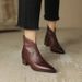 Women's Boots 25 Autumn/Winter New Retro Ankle Boots And Short Ankle Boots_vogvips.com