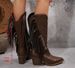 New High-heeled Fringed Women's High-top Boots For Autumn And Winter 2025_vogvips.com