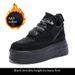Women's Shoes New Northeast Snow Boots Women's Winter Fur And Velvet Warm Non Slip Genuine Leather Short Tube Thick Soled Cotton Shoes_vogvips.com