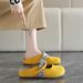 Women's Summer Cork Slippers, Retro Cross-straps With A Wrap-around Top, Soft Sole, Casual And Versatile Sandals_vogvips.com