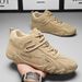 Men's Casual Work Shoes With Waterproof & Slip-Resistant Rubber Sole, Breathable PU Upper For Walking, Running, And Outdoor Activities_vogvips.com