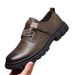 New Leather For Men With A Sense Of , British Style Fashion, Business And Leisure, Versatile, One Foot Work Shoes,_vogvips.com