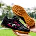 New low top indoor training sneakers Student adult plus size broken nail football shoes_vogvips.com