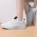 Casual Fashion Breathable Walking Mesh Flat Sneakers Women Running Gym Vulcanized Shoes White Female Footwear_vogvips.com