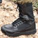 Men's Brown Black Wolf Breathable Combat Boots Desert Tactical Land Boots Outdoor Hiking Shoes_vogvips.com