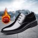 Autumn 2022 New Men's Business Dress Leather Shoes Men's Leather Lace-Up 6cm Leather Shoes Single 1058_vogvips.com