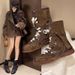 Women Boxing Boots Round Toe 2025 Martin Women's Short Boots German Training Casual Sports Autumn New Mid-Calf Western Boxing_vogvips.com
