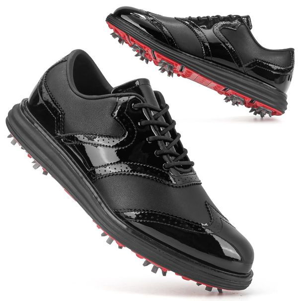 Men Golf Shoes Professional 9 Spikes Comfortable Outdoor Golf Training Sport Sneakers For Men_vogvips.com