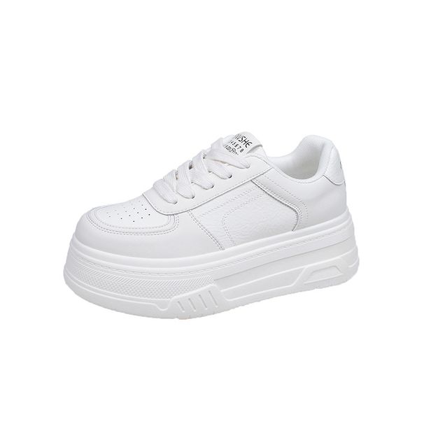Senior Sense Thick Sole Small White Shoes Women Fashion All Tie Tie Belt Comfortable Light Leisure Sports Shoes_vogvips.com