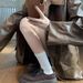 Lancui Autumn New British Style Lace Up Height Increasing Chunky Heel Thick Soled Derby Round Toe Women S Leather_vogvips.com