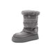 Wool Version ~ Niche Snowflake Design Thick-Soled Fashionable Snow For Women Suede Wrinkled Winter Warm Fleece-Lined_vogvips.com