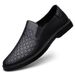 Men's Shoes Loafers Shallow Mouth Foot Cover Men's Casual Leather Shoes Men's Soft Sole Lazy_vogvips.com