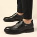 Euro Step British Carved Brogue Autumn New Casual Men's Business Workwear Professional Korean Style Small Leather Shoes_vogvips.com