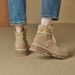 Autumn Winter Martin New Leather Soft Sole Women's Cow Suede Matte Work Boots For Women_vogvips.com