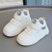 New Girls' Small White Shoes High Top Boys' Casual Board Shoes Soft Soled Baby Shoes_vogvips.com