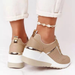 New Chunky Solid Color Platform Thick Bottom Zipper Women Vulcanized Shoes Sneakers Zapatos De Mujer_vogvips.com