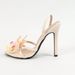 Women S Three Dimensional Floral Decorative Back Ankle Strap Round Toe Stiletto Sandals Fashion Party Heels_vogvips.com