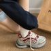 Vintage Hong Kong Style Thick-Soled Dad Shoes For Women 2025 New Spring Lightweight Student Sneakers_vogvips.com