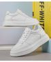 Men's Breathable Invisible Inner Heightening Platform White Shoes Men's Sports And Leisure Board Shoes_vogvips.com