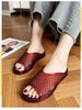 New Crystal Sandals Women, Transparent, Hollowed-out, Wear-resistant, Non-slip, Odor-resistant, Fashionable And_vogvips.com