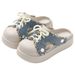 Popular Bow-knot Clogs For Women, Summer Outdoor Non-slip EVA Slippers, Unique And Fashionable Internet Celebrity_vogvips.com