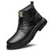Men's Shoes Martin Boots Men's Leather High-top Cotton Shoes Tooling Short Boots Fleece Thickened Boots Men's_vogvips.com