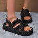 New Fashion All-in-one Casual Soft Soled Sandals Woven Beach Shoes_vogvips.com