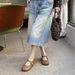 Cameido Soft Bottom Soft Upper Round Toe Mary Jane Shoes For Women Spring Sweet Single Strap Buckle Flats_vogvips.com