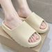 Comfy Thick Sole Cloud Slippers Non Slip Waterproof Eva Slides For Home Beach Daily Wear_vogvips.com