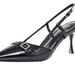 Nude French Style Closed-Toe Sandals For Women Summer Elegant Sexy Pointed Toe High Heels Stiletto Back Strap Single_vogvips.com