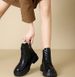 2026 Leather Thick-soled Heightening Martin Boots Women's Medium Tube Thick-soled Versatile Retro British Style Short Boots Platform Shoes Versatile_vogvips.com