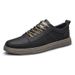 Men's Large Size Small Leather Shoes Sewing Thread Comortable And Breathable Two-layer Cowhide Sot Sole Comortable Board Shoes Leather Surace_vogvips.com