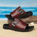 Men's New Fashionable Soft Soled Sandals, Comfortable, Breathable, Lightweight, One Foot Men's Sandals_vogvips.com