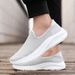 Cross-border Plus-size Men's New Summer Style, Slip-on Hollow Breathable Mesh Shoes, Low-top Casual Sports Shoes_vogvips.com