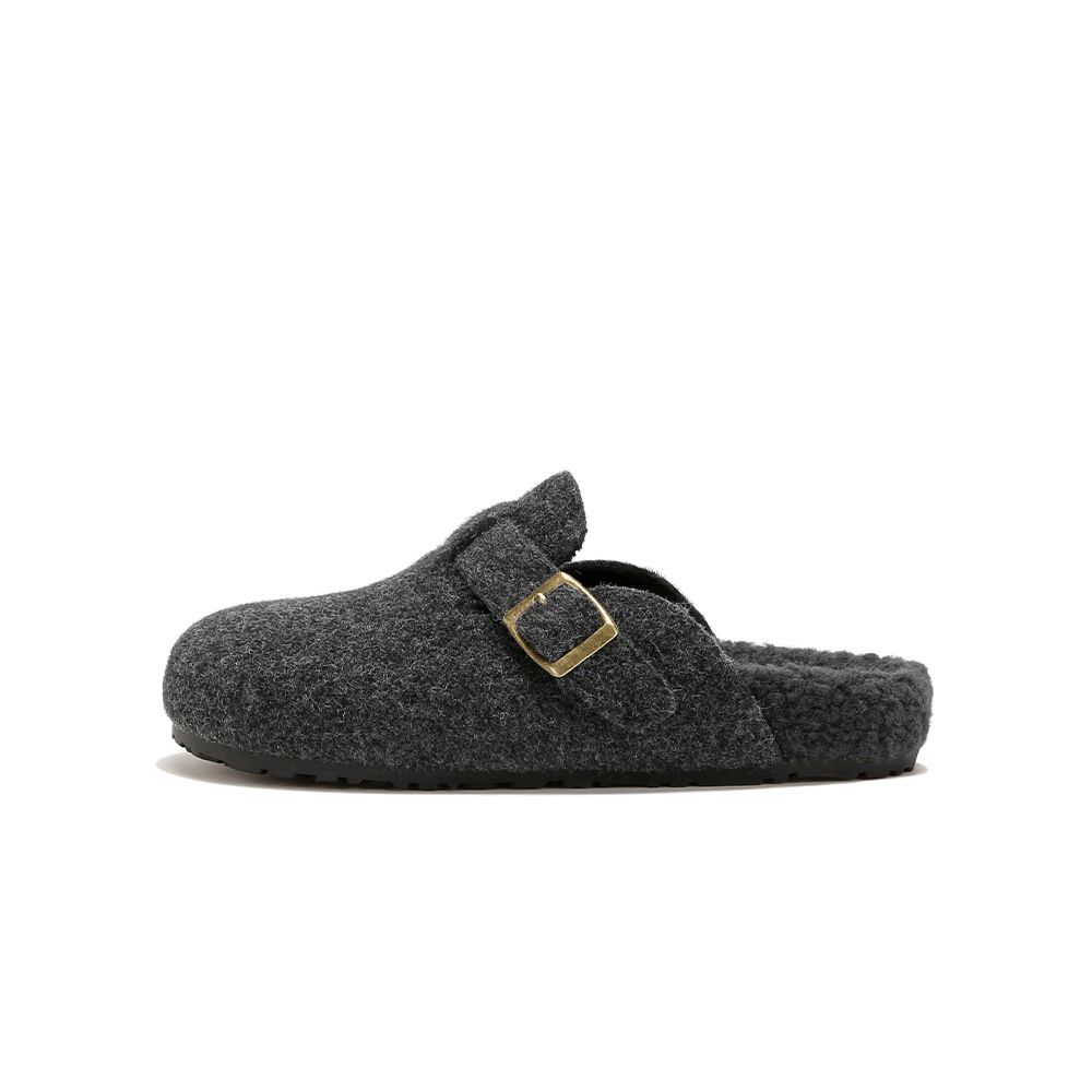 Grape Mom Same Style Two Versions ~ Warm Inner Height Increase Furry Single Shoes For Women Closed-Toe Half_vogvips.com