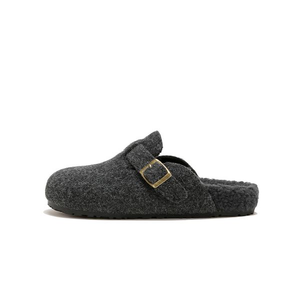 Grape Mom Same Style Two Versions ~ Warm Inner Height Increase Furry Single Shoes For Women Closed-Toe Half_vogvips.com