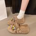 2025 Trendy Retro Tassel Beaded Shoes For Women Autumn New Fashion Versatile Lightweight Slip-On Flats_vogvips.com