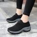 Sports Shoes, Women's Travel Hiking Shoes, Casual Heightened Air Cushion Outdoor Shoes, Rocking Shoes, Soft Bottom Air Cushion Shoes_vogvips.com