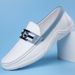Spring 2026 New Casual Versatile Shoes Genuine Leather Soft Sole Driving Loafers_vogvips.com