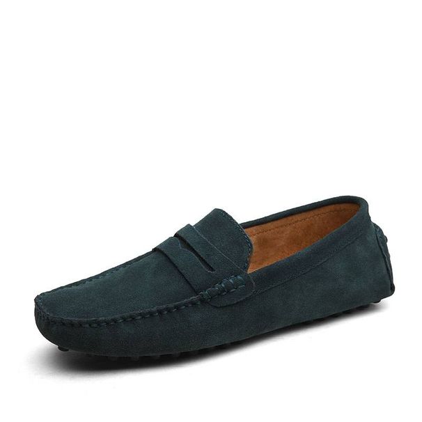 38-50 Casual Fashion Genuine Leather Loafers Moccasins Slip On Men Flats Male Driving Shoes_vogvips.com